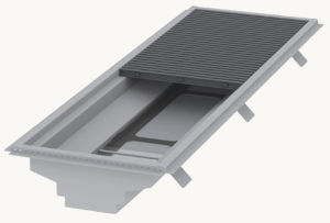 With high capacity strainer tray